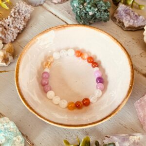 Golden Bloom Crystal Bracelet