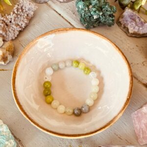 Green Glow Crystal Bracelet