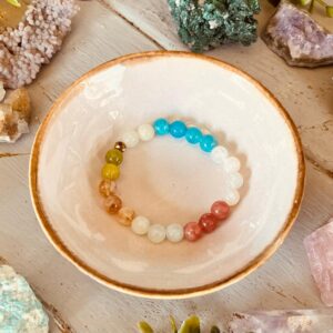 Rainbow Radiance Crystal Bracelet