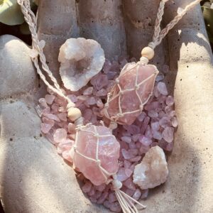 Rose Quartz Hanger