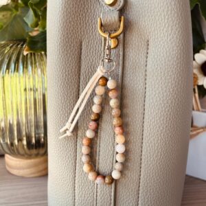 Mixed Jasper Keychain